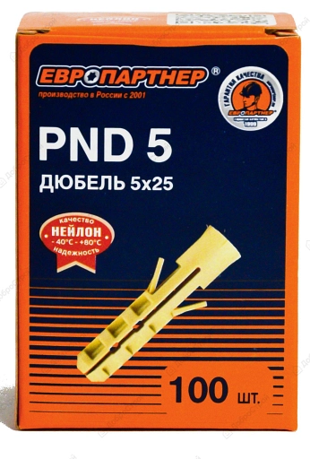 Дюбель PND-5, нейлон, 100 шт