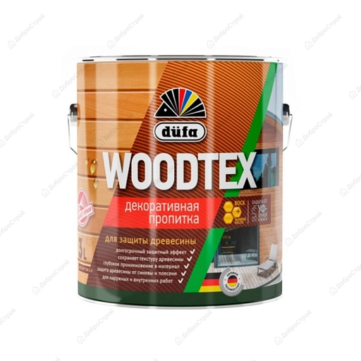 Пропитка "Dufa" WOOD TEX венге  3л