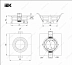 Светильник IEK 4109  встраиваемый  поворотный  GU10  белый/хром