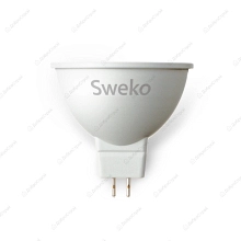 Светодиодная лампа Sweko серия 2LED-MR16-12W-230-4000K-GU5,3