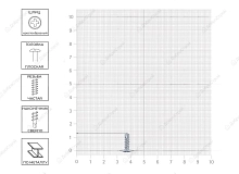 Саморез 4,2х13мм, для металла сверлоконечный, 400 шт