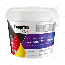 Штукатурка декоративная мультиструктурная 4,5 л FARBITEX PROFI