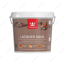 Лак Lacquer Aqua EP интерьерный, полуглянцевый, 2,7 л