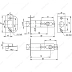 Ручка защелка DK682 AB-ET (6082 AB-E) (кл./фик.) бронза