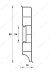 Плинтус Идеал Дюра прямоугольный 80мм, 001 Белый