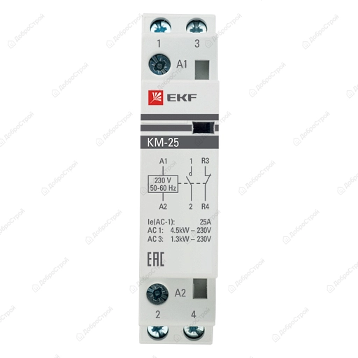 Контактор модульный КМ 25А NО+NC (1 мод.) EKF PROxima