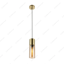 Светильник подвесной Topllight Ilene TL1628H-01GD золотой,янтарный